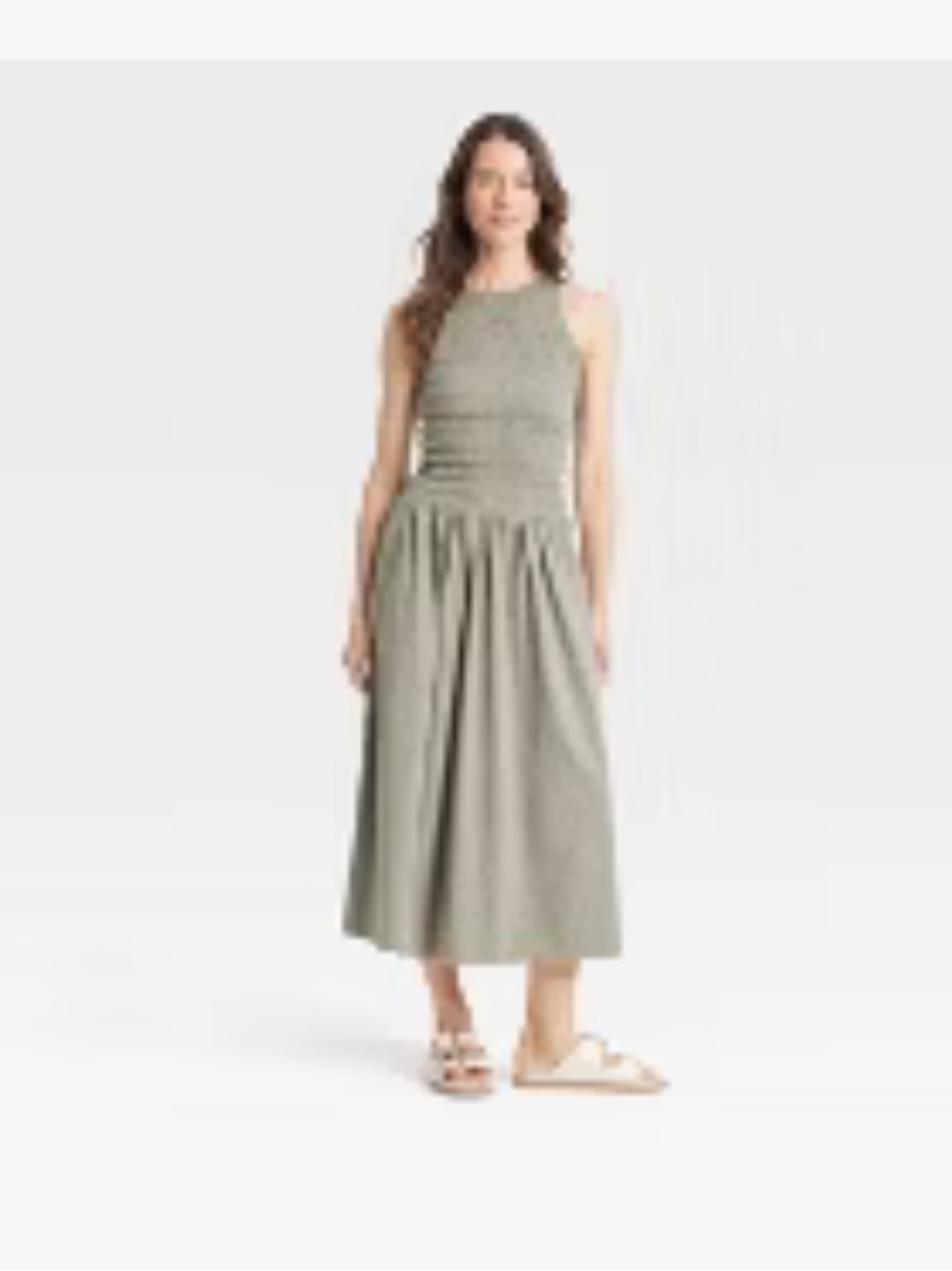 Universal Thread gathered dress, NWT, L